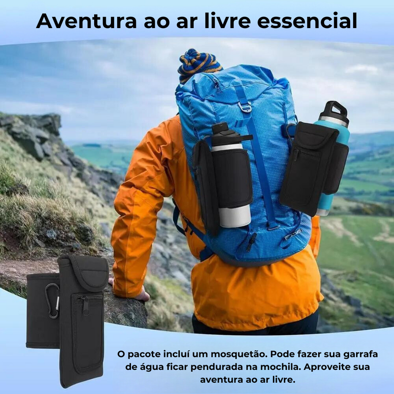 Gym Bag - Suporte Portátil de Garrafa de Água para Academia com Ímã Embutido para Fácil Fixação em Superfície Metálica