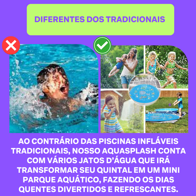 AquaFun™ - Transforme o verão dos seus filhos em uma festa aquática  - 35%OFF + FRETE GRÁTIS