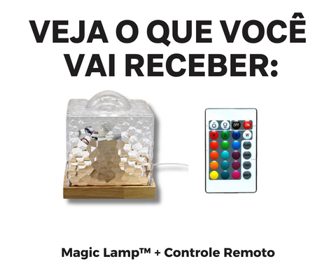 Magic Lamp - Encante seus sentidos com a luminária que transforma cada ambiente em um espetáculo