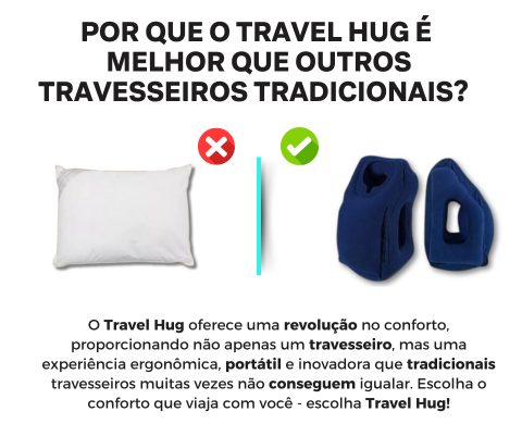 Travel Hug - Leve conforto para todos os lugares