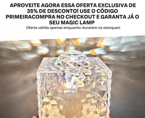 Magic Lamp - Encante seus sentidos com a luminária que transforma cada ambiente em um espetáculo