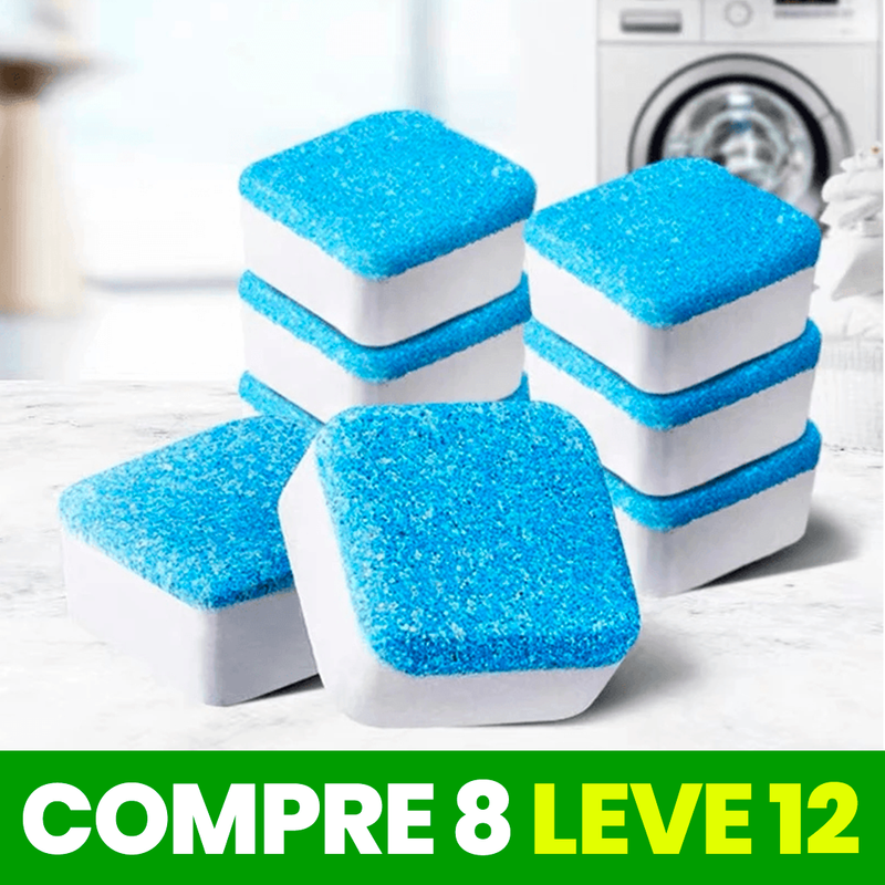 My Clean - Pastilha de Limpeza Profunda para Maquina de lavar - Promoção de lançamento - COMPRE 8 LEVE 12