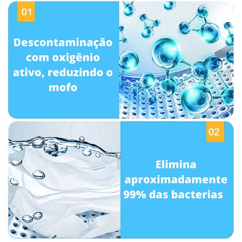 My Clean - Pastilha de Limpeza Profunda para Maquina de lavar - Promoção de lançamento - COMPRE 8 LEVE 12