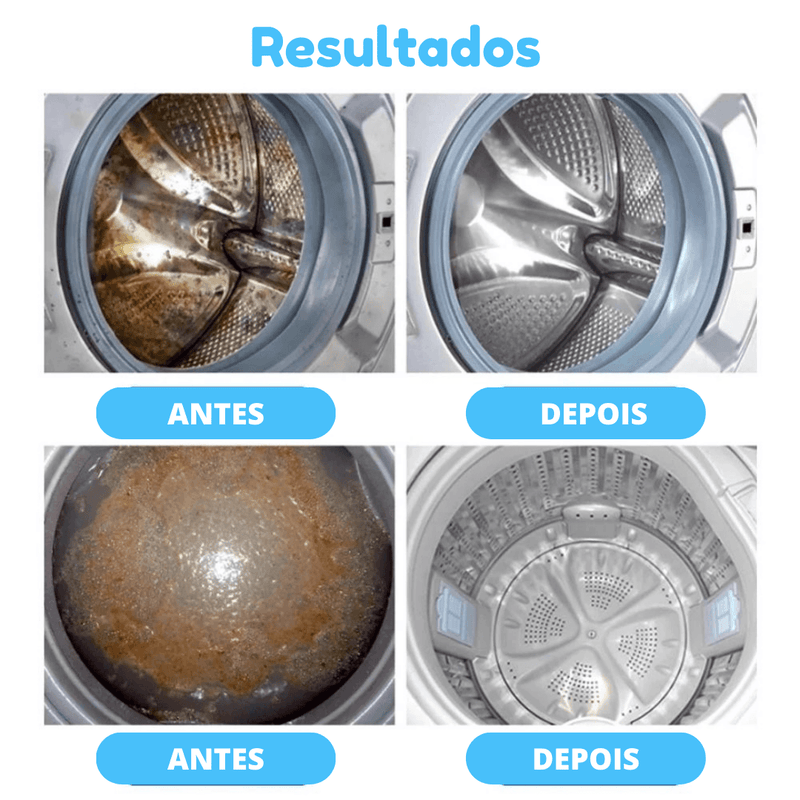 My Clean - Pastilha de Limpeza Profunda para Maquina de lavar - Promoção de lançamento - COMPRE 8 LEVE 12